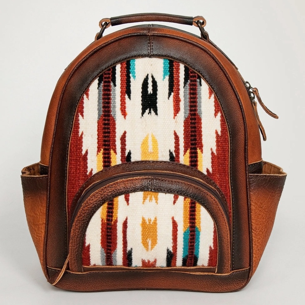 Genuine Western Leather Women backpack purse - Picture 2 of 7